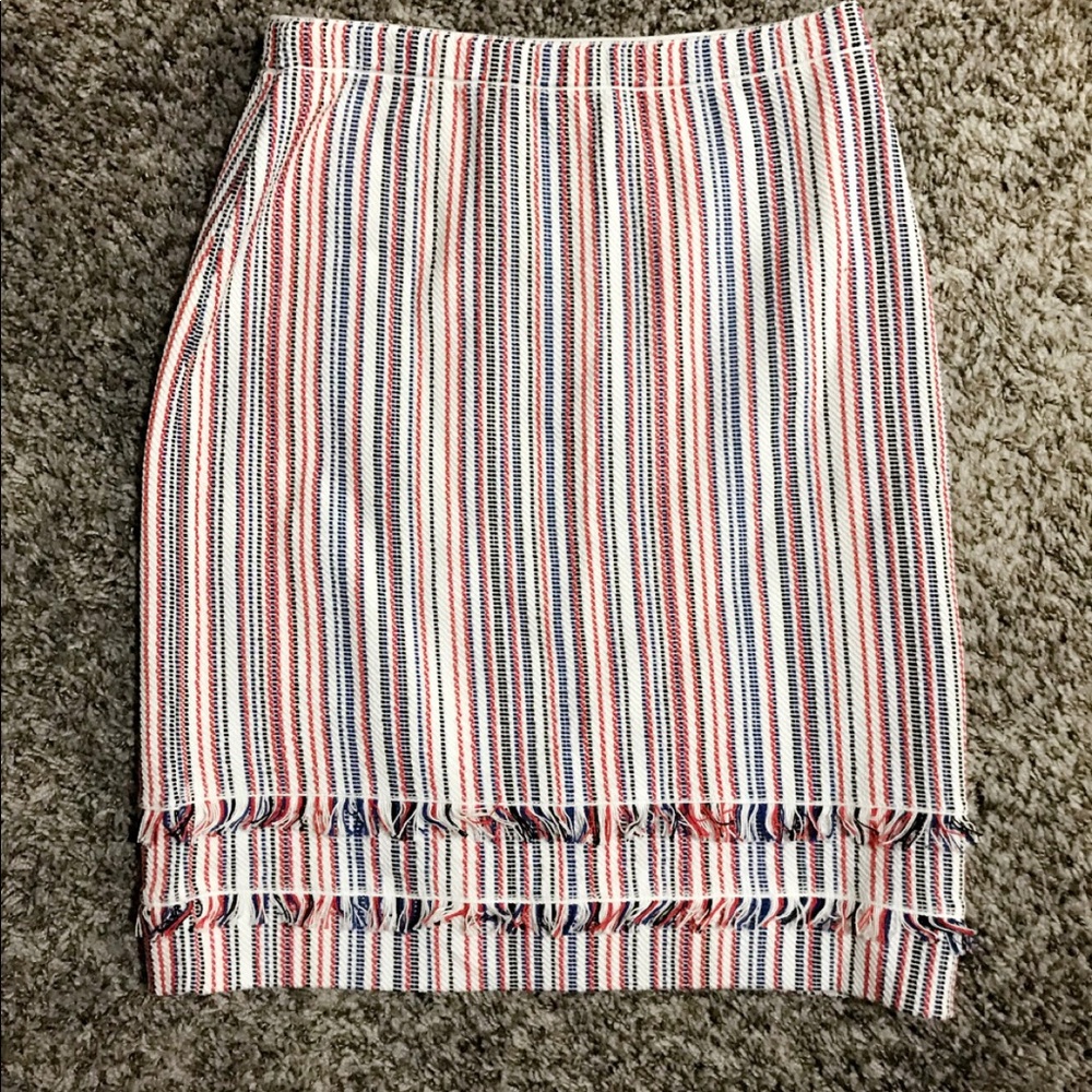 Hugo Boss Fabienne Stripped Knit Skirt